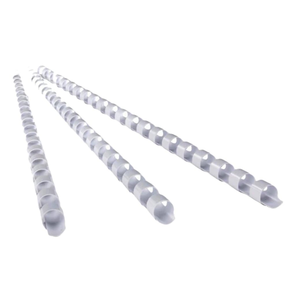 Deluxe Comb Binding Rings, White