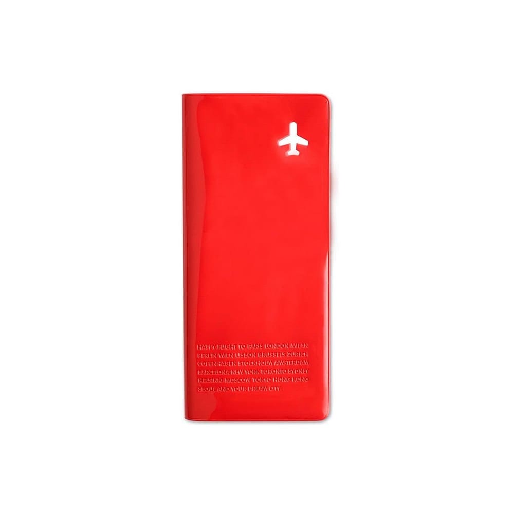 ALIFE DESIGN Happy Flight Travel Organizer, 102 x 218 mm, Red