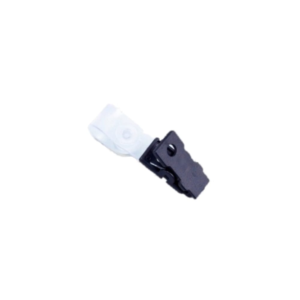 ID Card Strap Clip, Black/Grey - Yakda