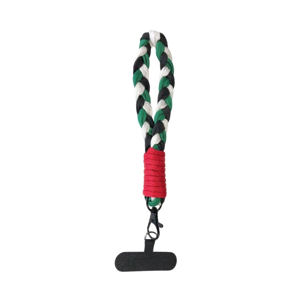 Cell Phone Wrist Strap in UAE Colors -  Handmade in the UAE