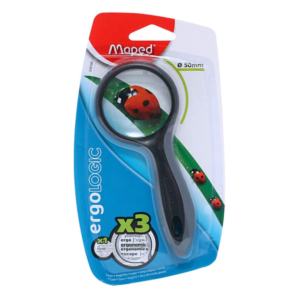 Maped Magnifier, 3x optical magnification,  50mm diameter glass