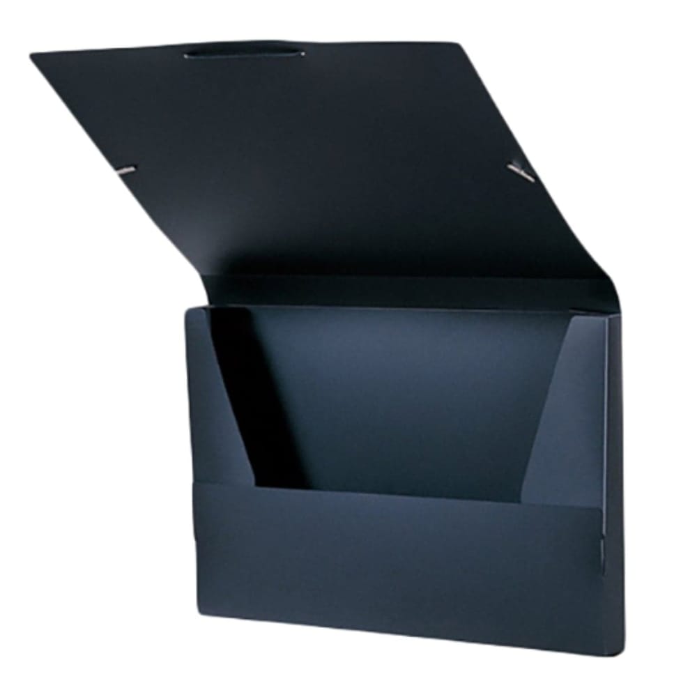 Foldermate Carry Case A4 with elastic fastener, Black
