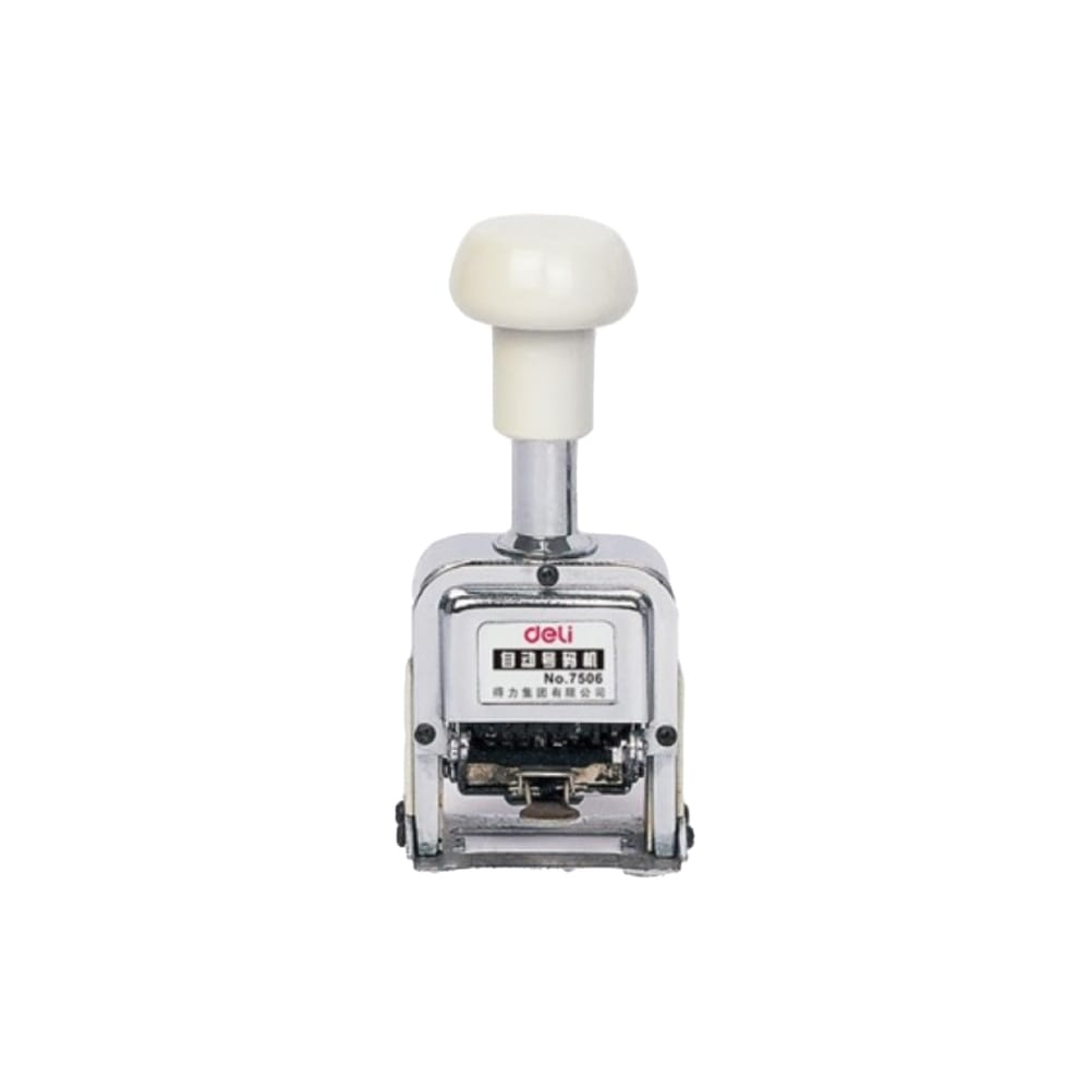 deli 7506 Numbering Machine, 43x26.5x18cm, 6 digits