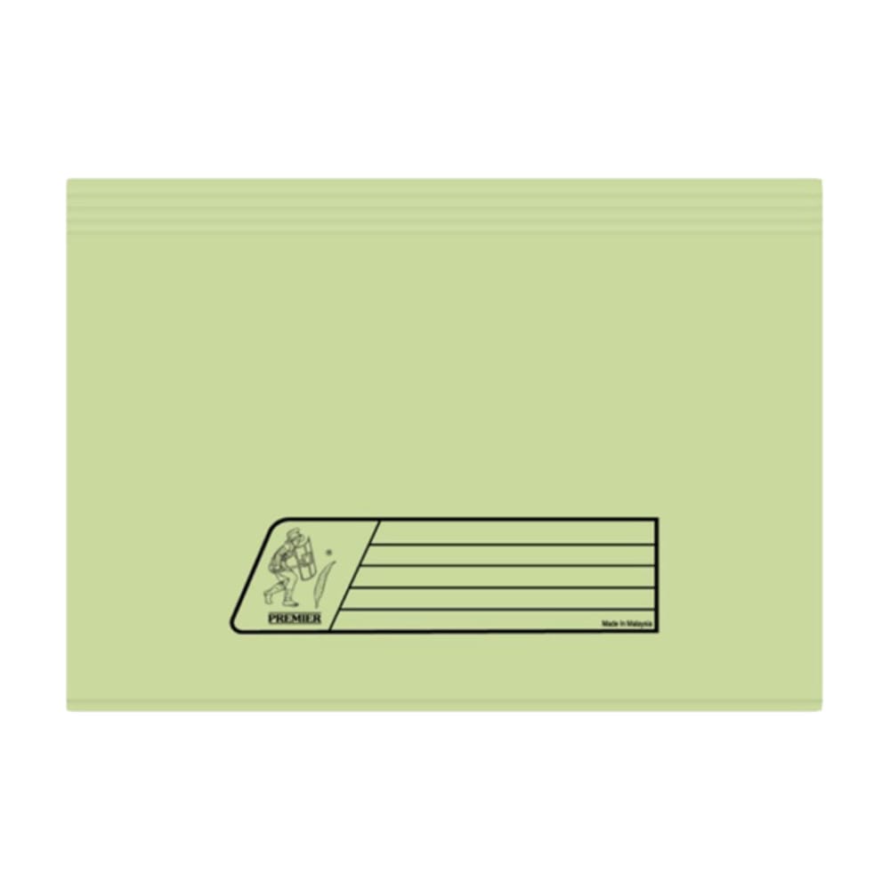 Premier Document Wallet Full Flap, 285gsm, FS, Green
