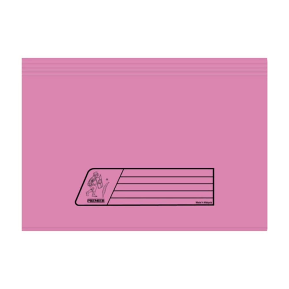 Premier Document Wallet Full Flap, 285gsm, FS, Pink