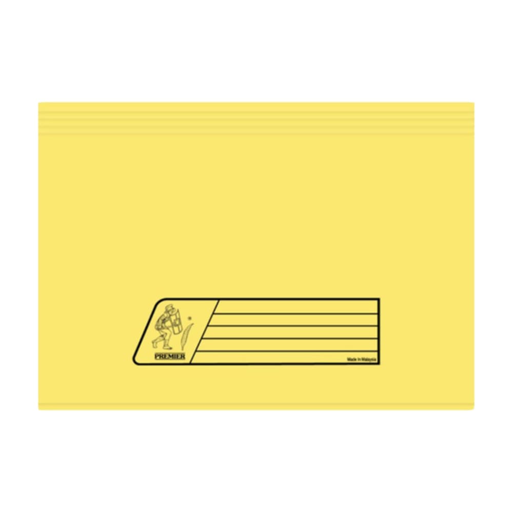Premier Document Wallet Full Flap, 285gsm, FS, Yellow