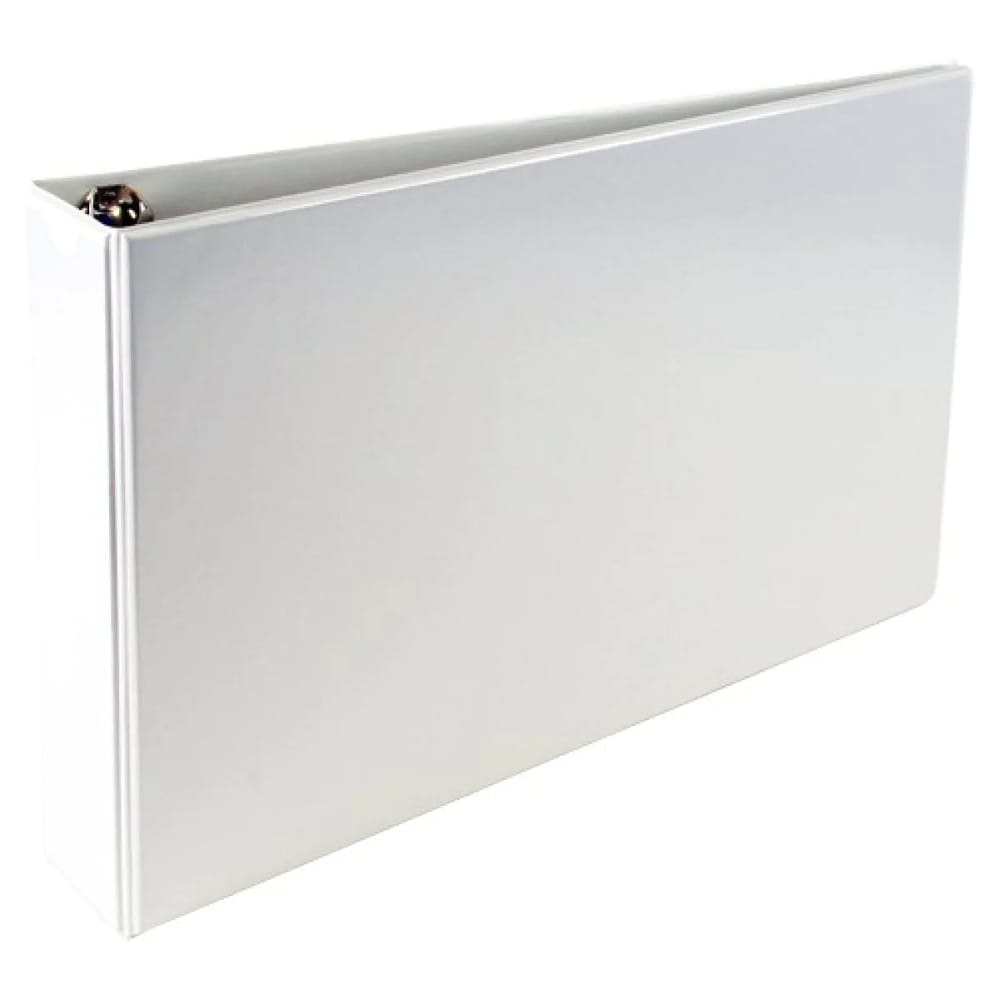 Alpha Presentation Binder A3 Landscape, 25mm Spine, 2 Rings, White