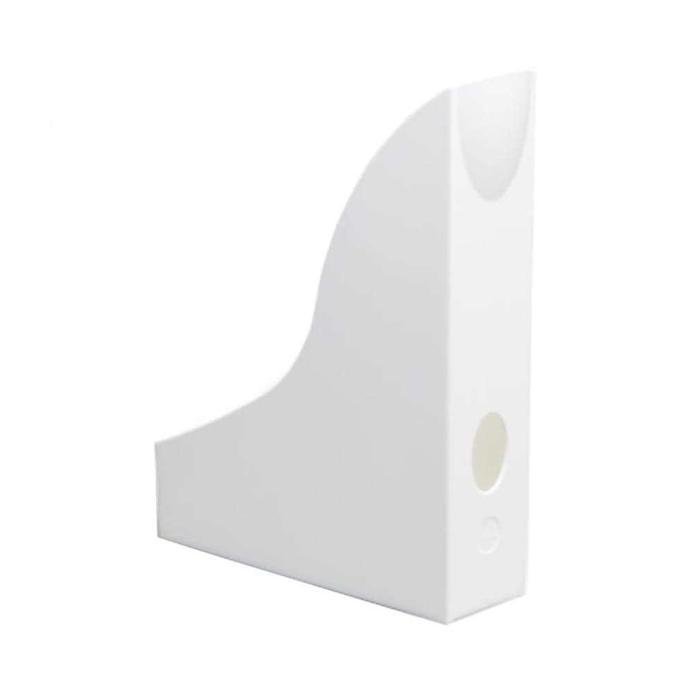 Durable Magazine Rack BASIC, White