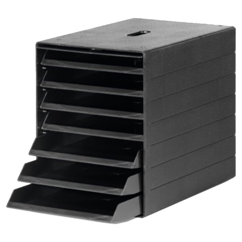 Durable Idealbox Plus, Letter Tray with Front Door, Black