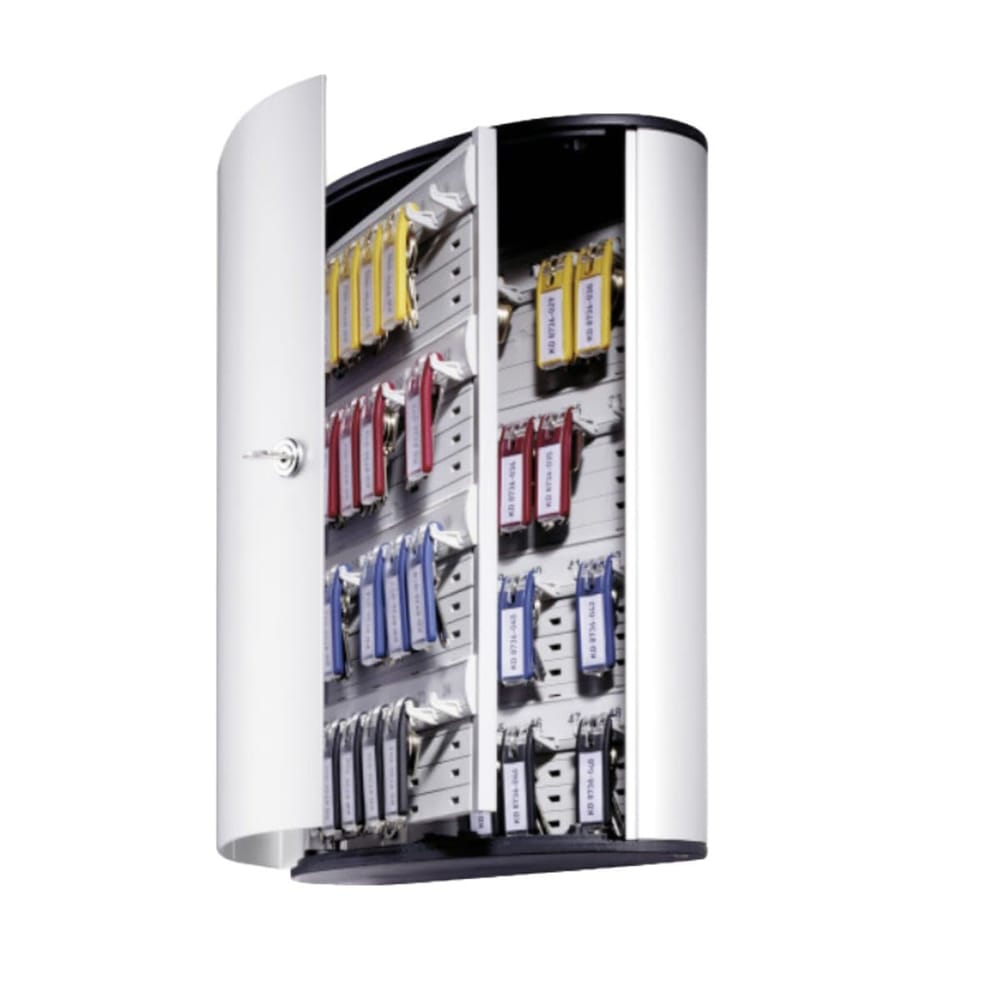 Durable aluminum KEY BOX 48 with 6 Key Clips - Durable