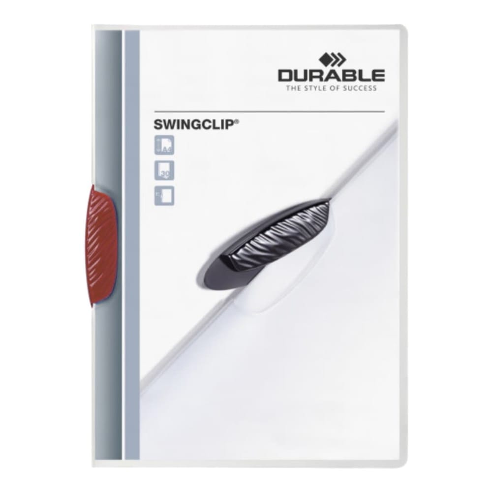 Durable Swingclip Folder A4, Red Clip - Durable